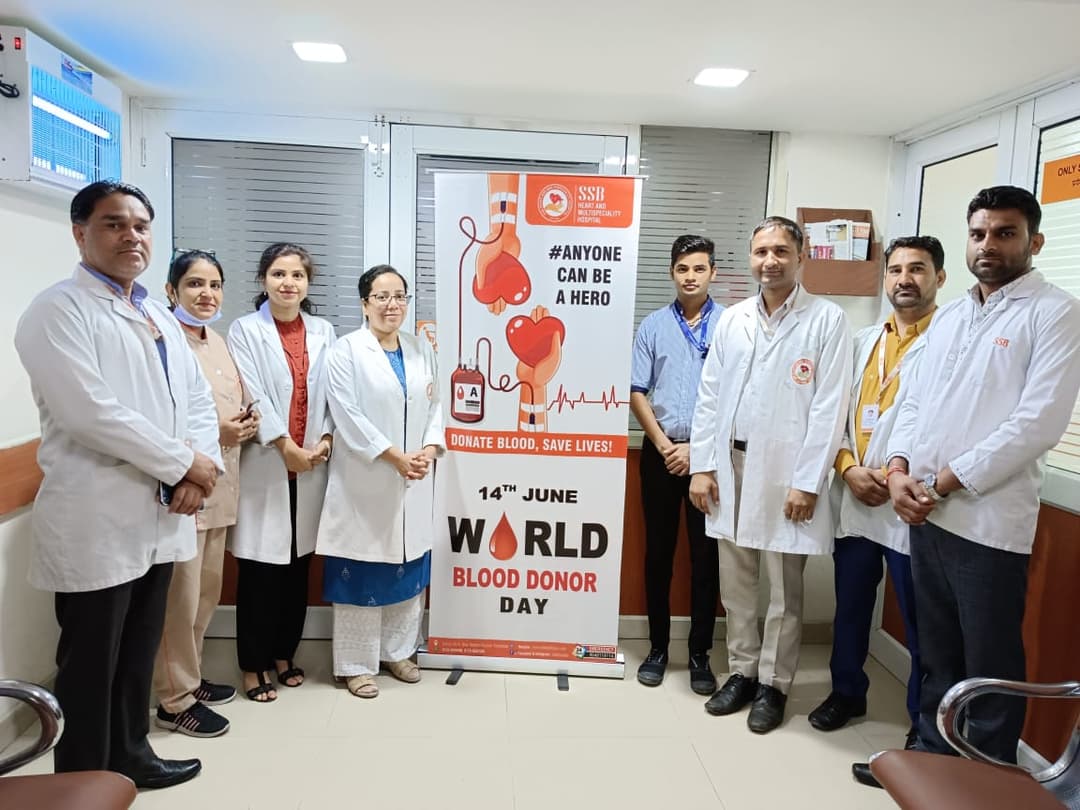 Spreading the Gift of Life: SSB Healthcare's Voluntary Blood Donation Camp