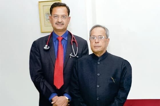 With President